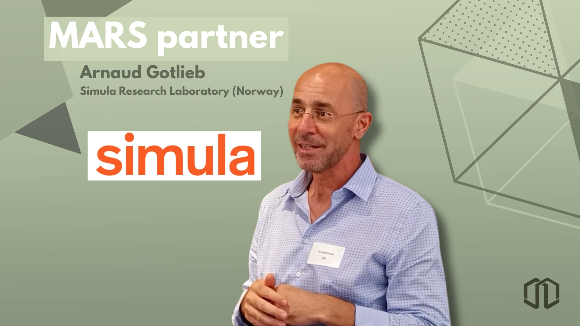 Meet our partner: Video Interview with Arnaud Gottlieb (Simula)