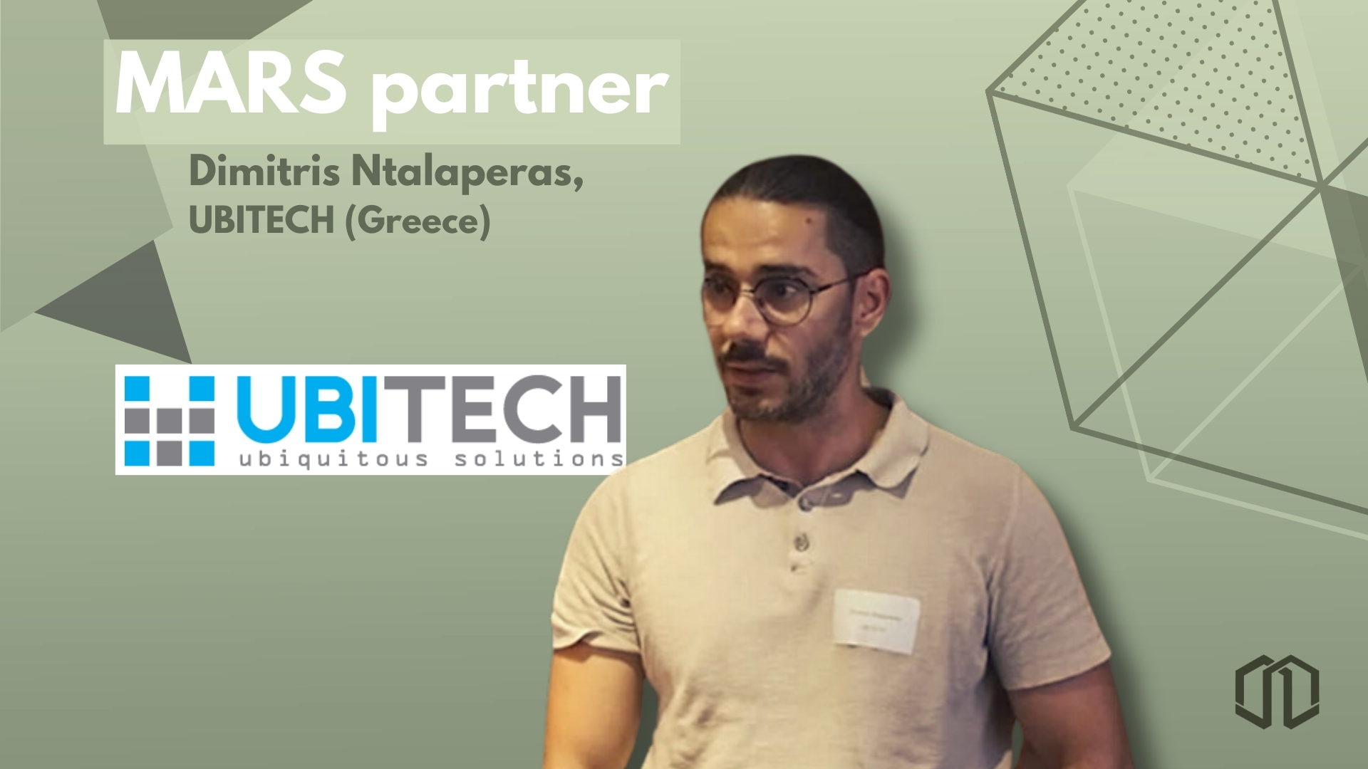 Meet our partner: Video interview with Dimitris Ntalaperas (UBITECH)