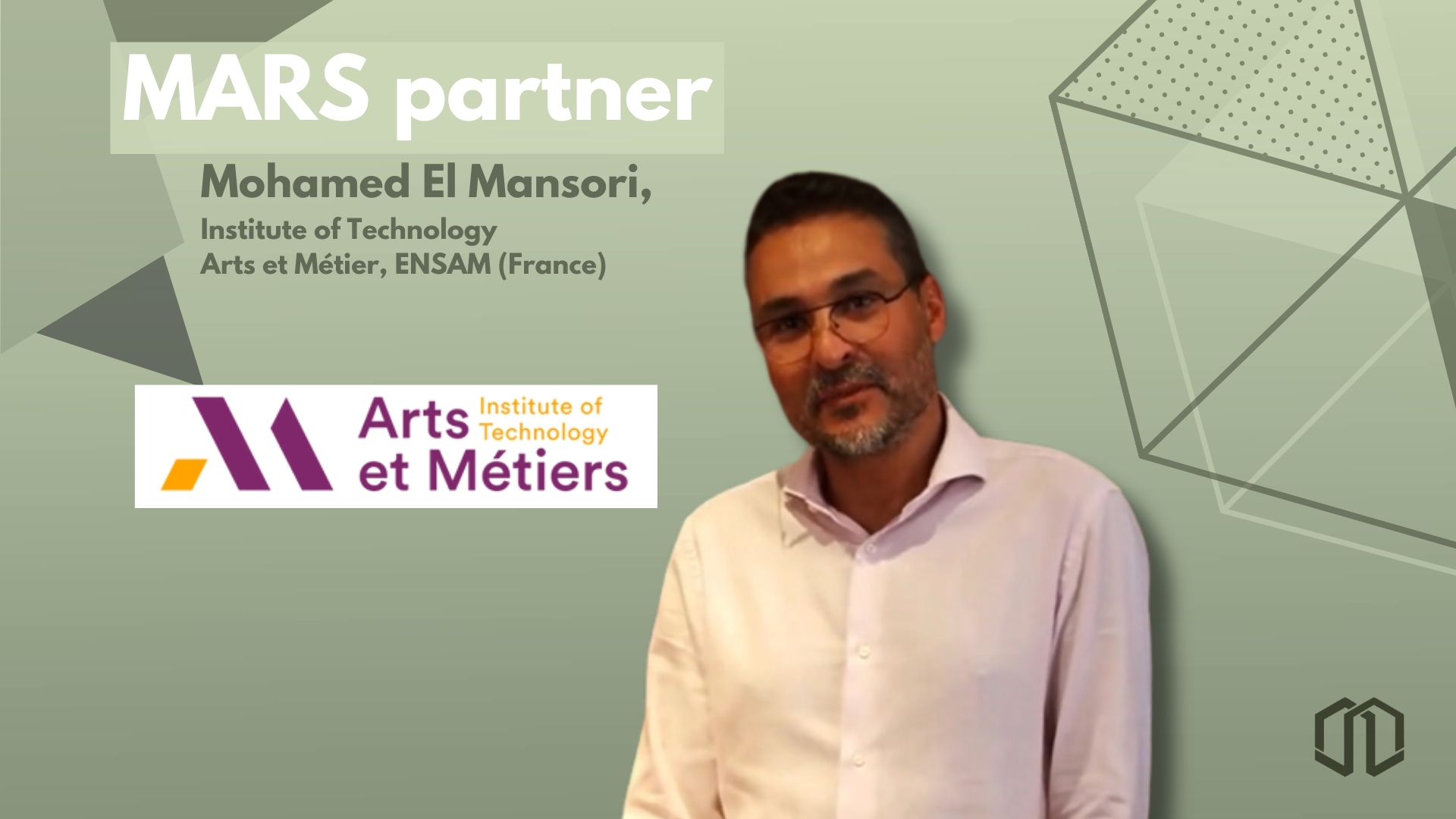 Meet our partner: Video interview with Mohamed El Mansori (ENSAM)